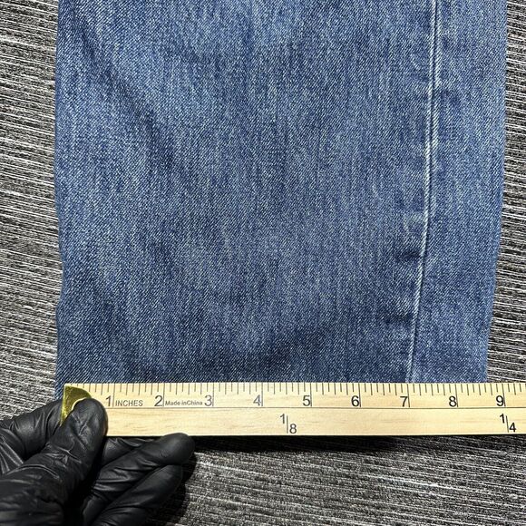 Levi's Jeans Men's Size 36x32 Blue Vintage Button Fly Colombia Straight Cut Off - Picture 11 of 16
